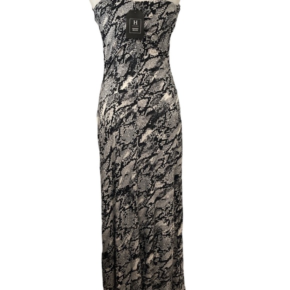 Small Maxi Cowl Neckline Spaghetti Strap Printed Slip Dress BNWT - Picture 6 of 9